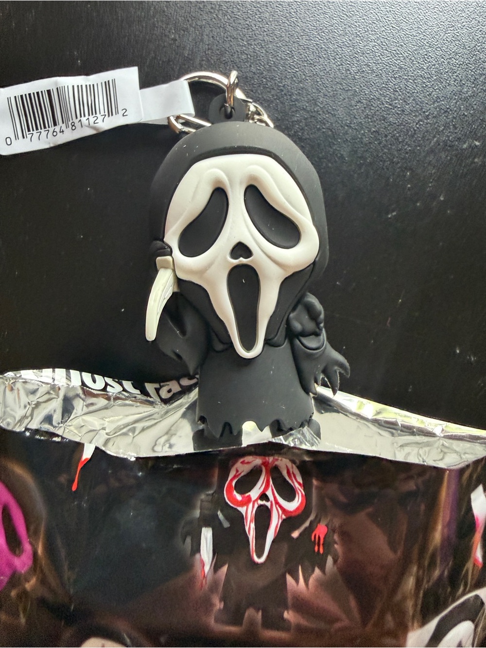 New Ghost Face Scream Blind Bag Figural Keychain Clip Series 1
